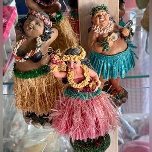 Set of 3 Hula doll (dashboard )
